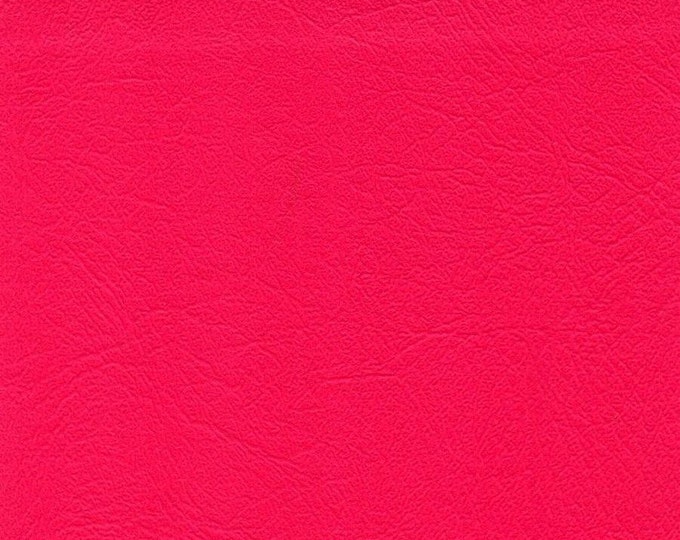 Magenta Contract commercial  upholstery faux leather vinyl 54" Wide Sold BY THE YARD