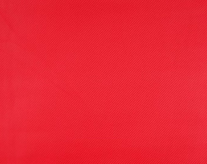 Vinyl faux leather CARBON FIBER Red  Fabric / 58" Wide / Sold BTY