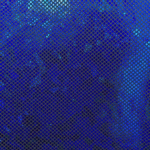Royal /black Shattered Metallic Spandex Hologram Fabric per Yard - Etsy