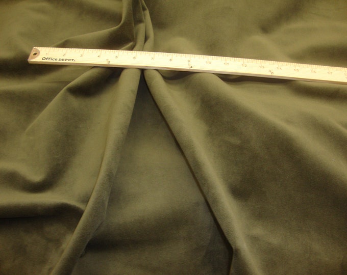 Tarragon Upholstery Plush Velvet 100% polyester per yard