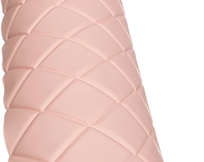 4"x6" pink Diamond Quilted Faux leather vinyl Automotive upholstery 52" Wide SOLD BY YARD