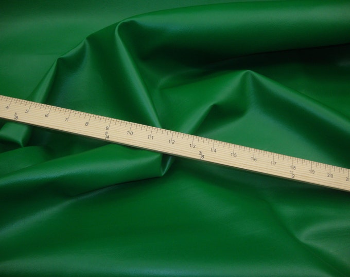 Kelly Green DELTA Upholstery Faux Leather vinyl fabric per yard