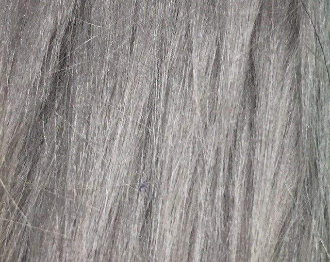 Fur Faux fake Light gray shaggy faux fur upholstery custom fabric by the yard 60" wide