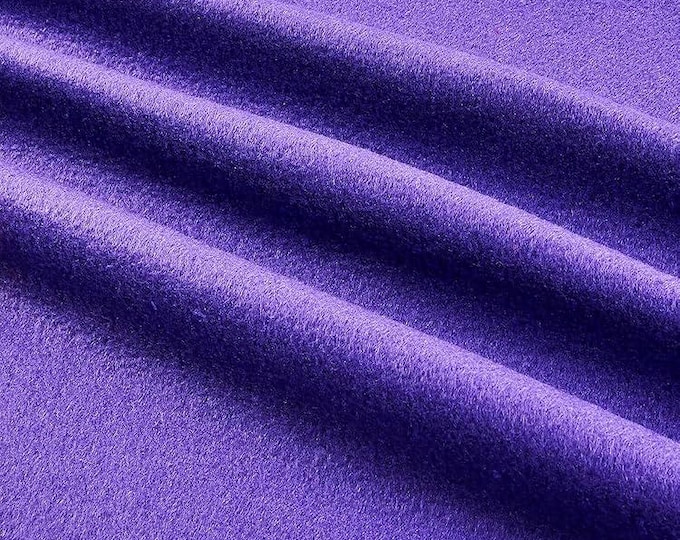 Purple Soft Cozy Fleece Fabric by the Yard | Warm Anti-Pill Fleece for Blankets, Crafts, Apparel & DIY Projects 60” wide
