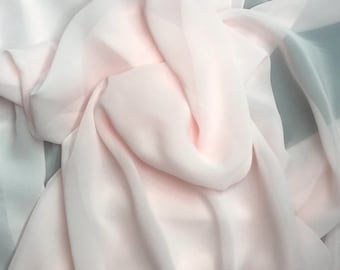 Blush Chiffon soft Sheer 60" Wide Fabric