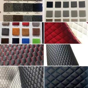 a collage of different colors of leather