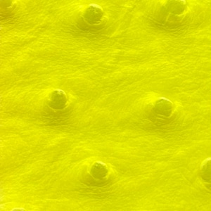 Neon yellow ostrich faux vinyl Marine grade UV resistance waterproof Fabric