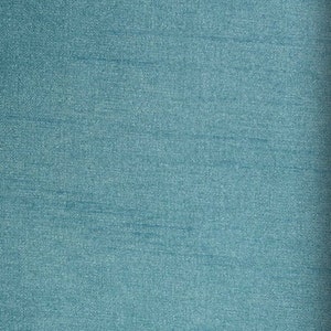 Aquamarine Shantung Dupioni Faux Silk two tone fabric BY THE YARD 54&quot; wide