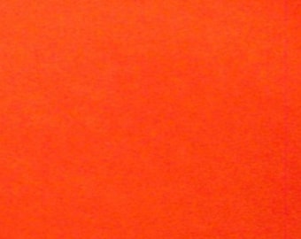 Polar Fleece Fabric Orange Sold By The Yard 60" Wide
