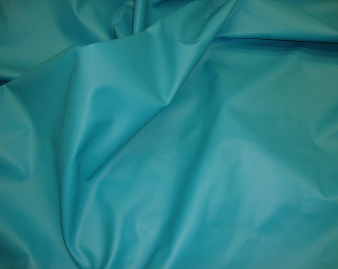 Turquoise  Clothing Faux vinyl upholstery fabric  yard shipped rolled