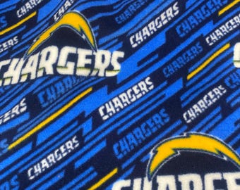 Chargers NFL Football sports warm cozy soft Fleece fabric