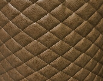 DRYNDA Quilted Faux Leather Fabric Foam Backed Vinyl Faux Leather Fabric  for Upholstery Crafts DIY Sewings Sofa Handbag Decorations 155cm 60 Wide
