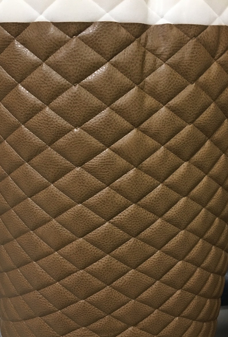 ford upholstery auto on Dyeing Batik Visual Arts Vinyl Leather Ford Faux Vinyl Dune Quilted Auto Headliner Headboard Fabric With 38 Foam Backing Upholstery 54 Wide