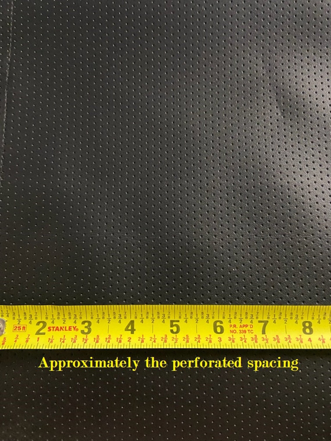 Black Perforated Commercial Marine Grade Upholstery Vinyls - Etsy