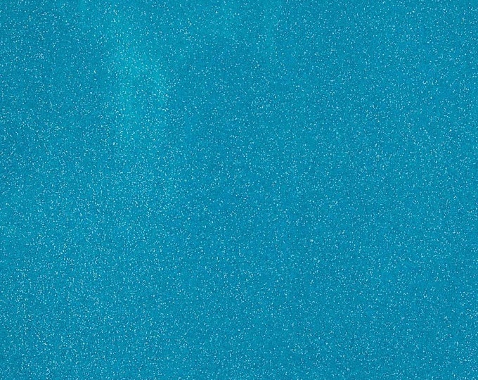 Vinyl Faux Fake Leather PU Sparkle Glitter Fabric - SKY BLUE- 54" Width Sold By The Yard