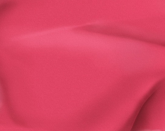 Coral Polyester poplin Fabric By The Yard 58"/60