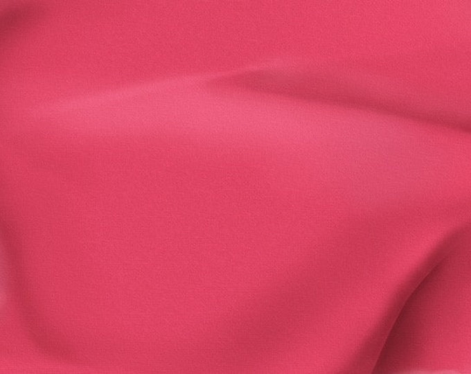 Coral Polyester poplin Fabric By The Yard 58"/60