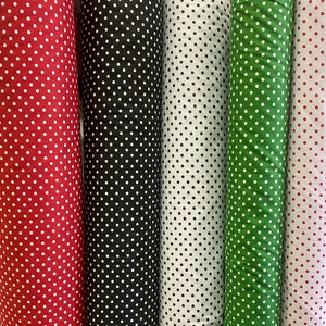 Polka dot 1/8” Polycotton Fabric by yard  58" wide