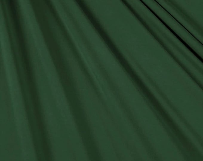 Hunter green  59/60" Wide 100% Polyester Wrinkle Free Stretch Double Knit Scuba Fabric By The Yard