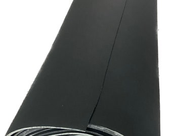 Black Sew foam Upholstery 1/4” craft Padding W/Scrim Backing  60" wide . Automotive Residental Business Lounge
