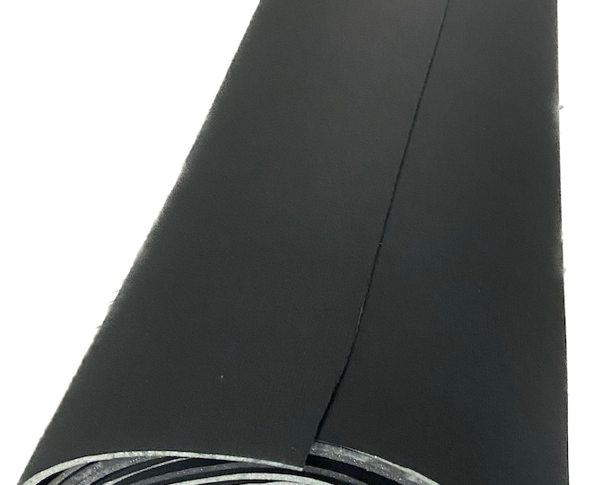 Black Sew foam Upholstery 1/4” craft Padding W/Scrim Backing  60" wide . Automotive Residental Business Lounge