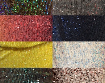 Pleated Glitz Sequin Mesh Fabric By The Yard