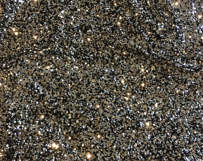 Sequin Velvet 4-Way stretch fabric 60" Wide