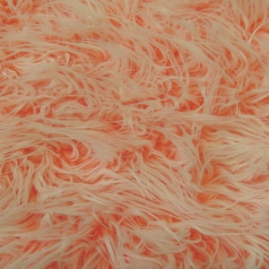 Hot Pink Tinsel Sparkle Glitter Long Pile Shaggy Faux Fur Fabric Sold by  the Yard 60 