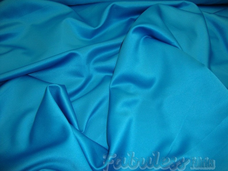 30 yards Ocean Lamour Dull Bridal Satin drapery dress fabric per yard