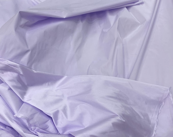 Lavender Faux Silk Taffeta - Imitation Silk Taffeta Fabric for Crafts, Fashion Sold By The Yard