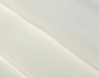 Ivory 60” Wide Chiffon Fabric – Sheer, Lightweight & Flowing Material for Sewing, Draping Event Décor