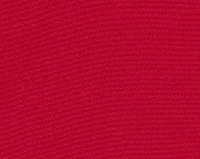 Red Polyester poplin Fabric By The Yard 58"/60