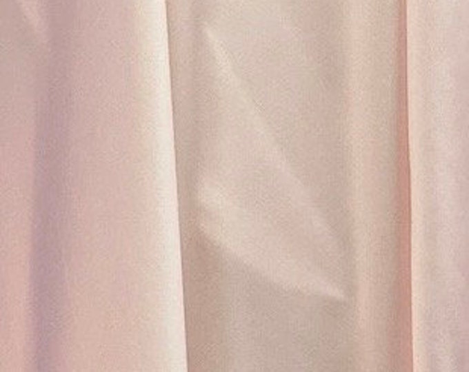 Pale pink interlock 2 way stretch lining fabric, 100% polyester, 60" wide