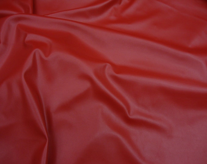 Red two way stretch vinyl fabric per yard 58" wide sold BTY