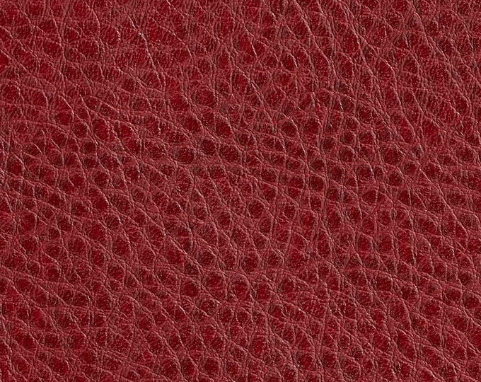 Faux vinyl leather, Red Upholstery Ford fabric per yard