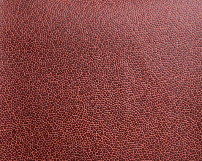 Football Upholstery Faux Leather Vinyl Fabric | Indoor Outdoor Durable Vinyl by the Yard | Upholstery Material