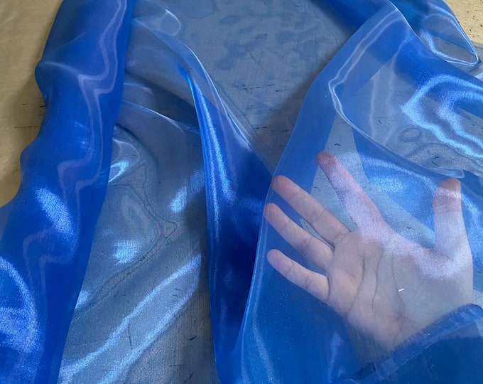 Royal Mirror Organza  sheer fabric polyester 58" wide