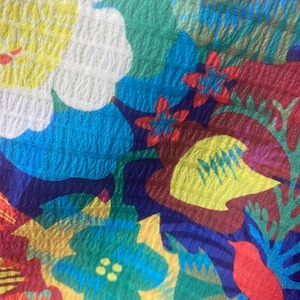 Polyester mluti floral color light weight multi purpose fabric by the yard