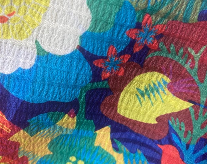 Polyester mluti floral color light weight multi purpose fabric by the yard