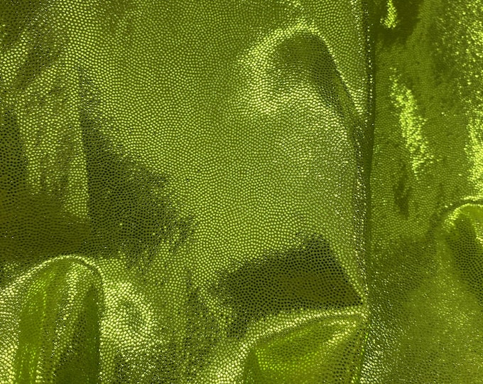 Avocado 4-Way Stretch Mystique Spandex  Fabric by the yard 60 " Wide