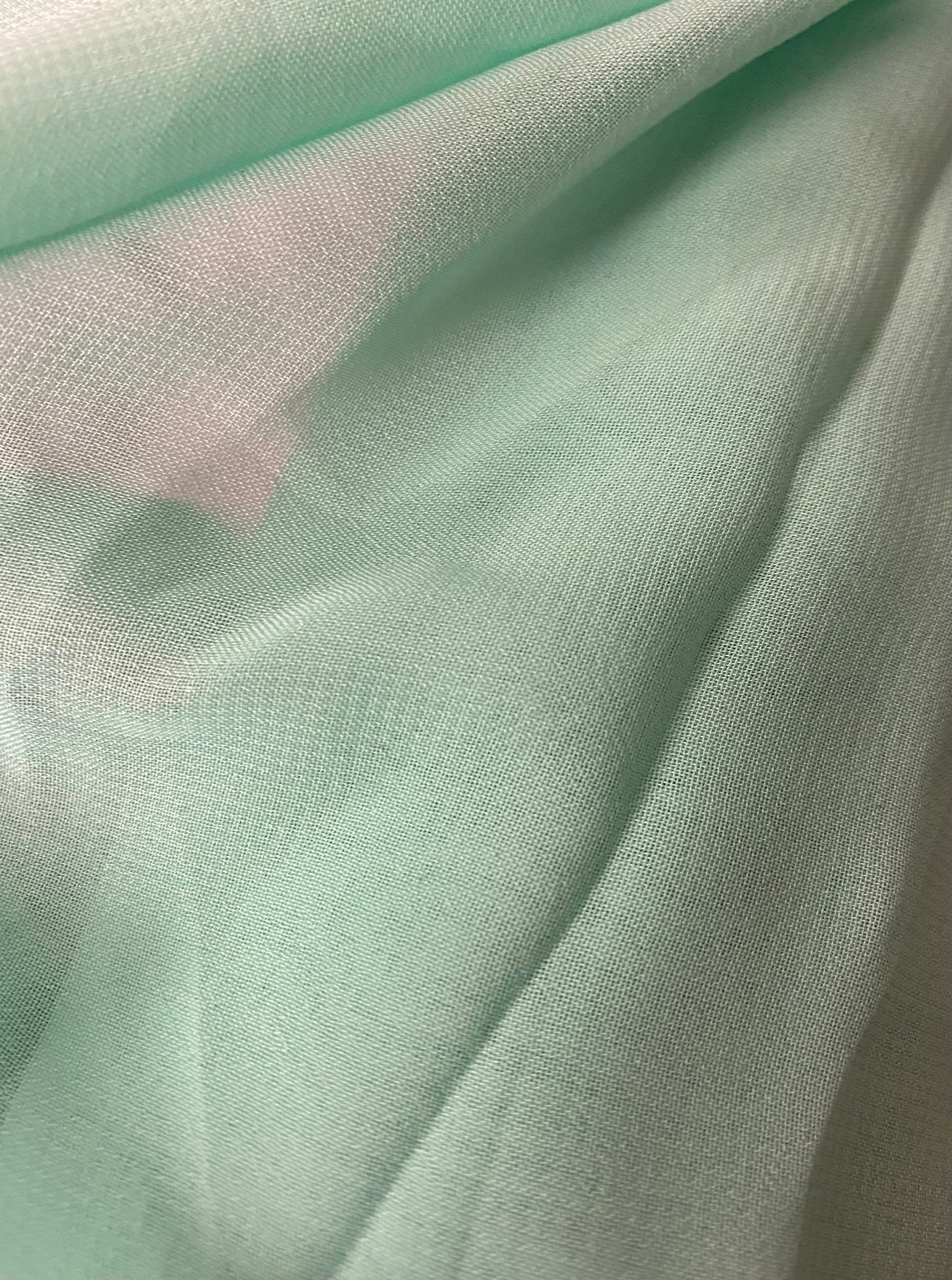 Mint online chiffon fabric