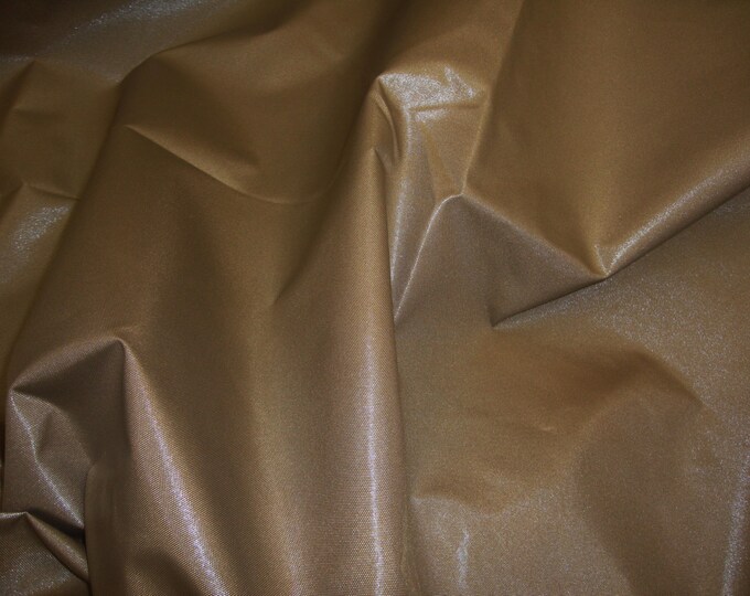 Tan Packcloth 420 Denier Nylon Water Resistant 60" wide fabric per yard