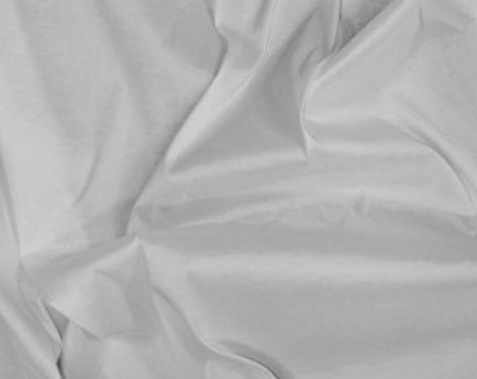 White Stretch Taffeta fabric per yard 60" wide