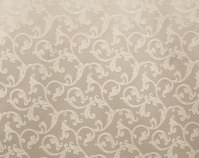 floral Jacquard drapery fabric by the yard 54" wide