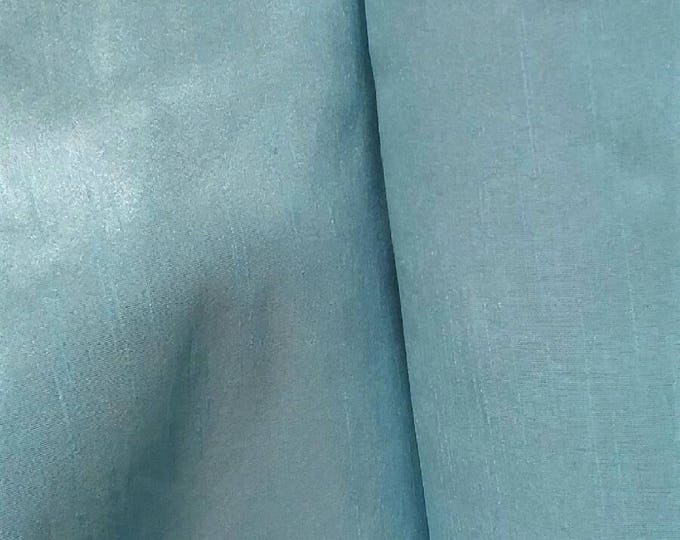 Sky Blue Shantung Dupioni Faux Silk