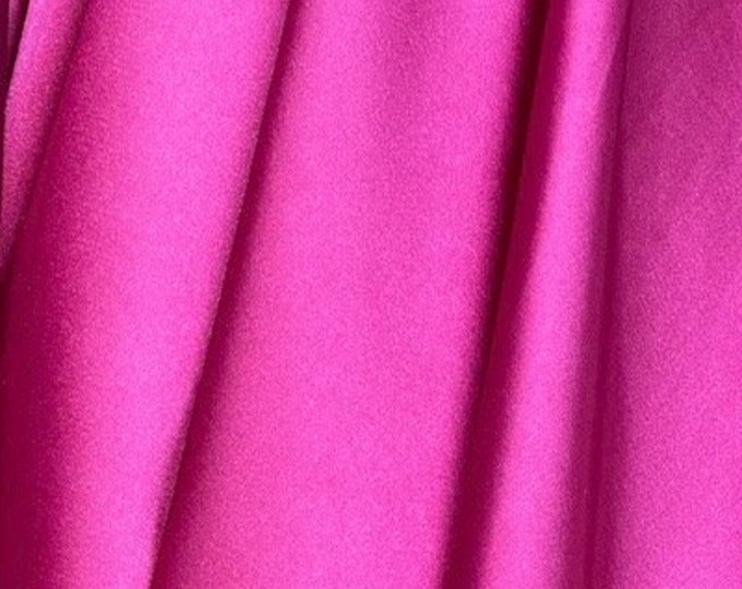 Hot pink Stretch charmuse fabric siky light weight 60" wide