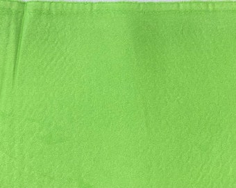 Suede Headlining automotive lime Foam Backed Fabric 60" Wide by the yard