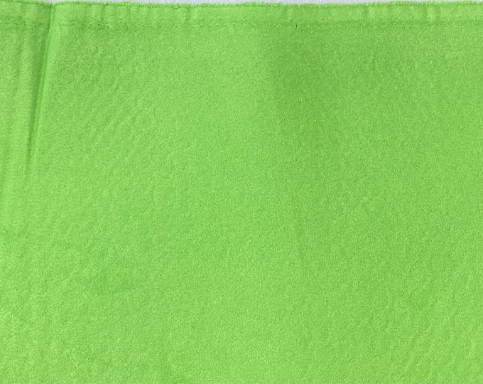 Suede Headlining automotive lime Foam Backed Fabric 60" Wide by the yard