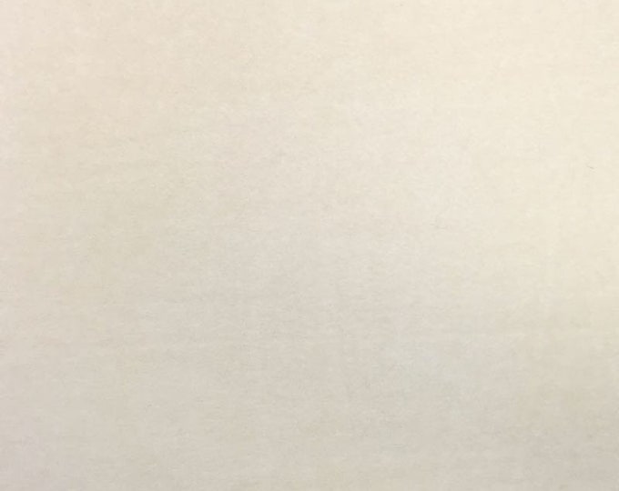 Minky solid IVORY  fabric / 58" Wide / Sold by the Yard