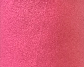 Bubble Gum Pink Solid Anti-Pill Fleece Fabric - Fleece Fabric by the Yard